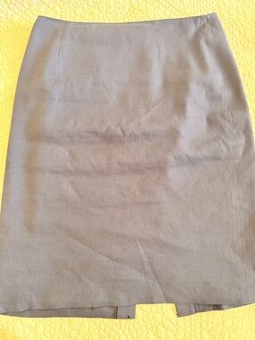 Brooks Brothers blue Pencil Skirt 22 inch drop linen